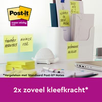 Memoblok 3M Post-it 622 Super Sticky 47.6x47.6mm geel
