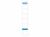 RUGETIKET ELBA RADO 30X190MM WIT artikel afbeelding