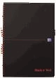 Spiraalblok Oxford Black n' Red A4 lijn 140 pagina's 80gr