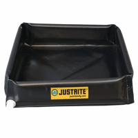 Universele bak, flexibel met aftapopening opvangvolume (Breedte: 900 mm; Diepte: 900 mm; Gewicht: 1.8 kg; Opvangvolume: 114 l)