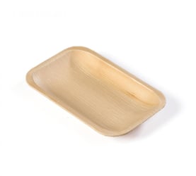 Palm schaaltje rechthoekig, 200 x 125 x h20 mm