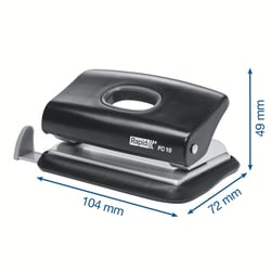 Perforator Rapid Fashion FC10 mini 10 vel zwart