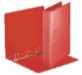 Presentatieringband Esselte panorama A4 4-rings D-mechaniek 30mm PP rood