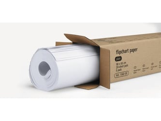Legamaster Flipover Papierblok, Blanco (pak 5 x 20 vel) artikel afbeelding
