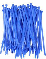 Tyraps 100 mm x 2,5 mm, blauw