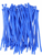 Kabelbinders blauw, 2,5 mm x 100 mm. Omdoos à 1.000 stuks (gebundeld per 100 stuks) artikel afbeelding