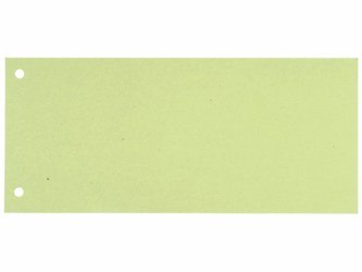 Staples Scheidingsstrook 105 x 240 mm, groen (pak 100 stuks) artikel afbeelding