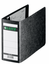 ORDNER LEITZ 1078 A6 DWARS 77MM KARTON ZWART [Doos] artikel afbeelding