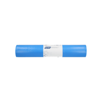 Afvalzak Hynex 70x110cm LDPE recycled T60 120L blauw rol à 20 stuks
