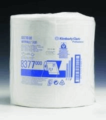 Kimberly Clark Wypall X80 poetsdoekrol, 1-laags, kleur wit. Verpakt per 475doek artikel afbeelding