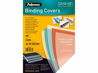 VOORBLAD FELLOWES A4 PVC 180MICRON TRANSPARANT artikel afbeelding