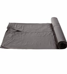 Pedaalemmerzak. Materiaal HDPE. Breedte 45 cm x Lengte 50 cm. Inhoud 20 liter. Dikte 10 micron. Kleur Zwart. Verpakt per 50 rol á 50 zakken artikel afbeelding