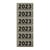 Rugetiket Elba 2023 57x25mm grijs