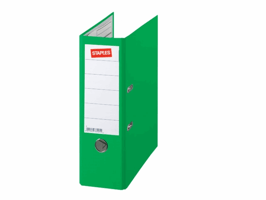 Staples Ordner Premium Rugbreedte 80 mm, lichtgroen