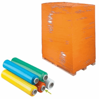 Wikkelfolie 50cm x 270m x 20my Oranje
