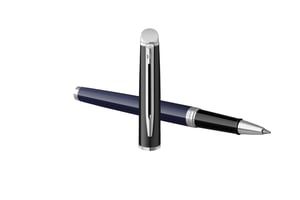 Rollerpen Waterman Hémisphère Colour Blocking black en blue CT fijn
