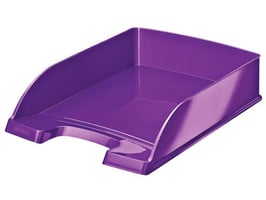 Leitz WOW Brievenbak, Polystyreen, 255 x 70 x 357 mm, Metallic Paars