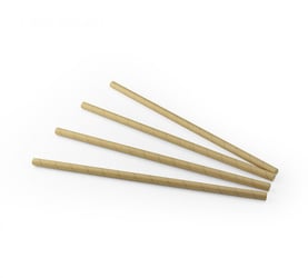 Drinkrietje papier (FSC®) kraft, ø 8 mm / 24cm