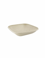 Suikerriet box vierkant 500ml/130x130x65mm, kleur bruin