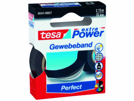 tesa® Klussentape Extra Power 19 mm x 2,75 m, zwart (rol 2.75 meter)