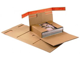 ColomPac Wikkelverpakking A4, zelfklevend, 310 x 220 x 92mm, bruin (pak 20 stuks)