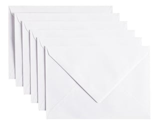 Envelop Papicolor C6 114x162mm Kraft wit artikel afbeelding