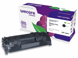 Wecare Gereviseerde toner cartridge, één pakket, CE505A, 2300p, zwart, geschikt voor Compatibel met HP 05A artikel afbeelding