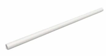 FSC® papieren rietjes wit 230 x 6 Ø mm, verpakt per 5000st