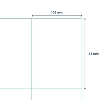 Etiket Qbasic A4 1.000 vel 105x148 mm 4000 labels