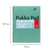 Collegeblok Pukka Jotta A4 ruit 5x5mm 4-gaats 200 pagina's 80gr groen