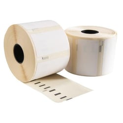 Dymo Compatible Labels 57x32mm 1000st/rol Wit, Doos 10 rol