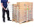 Wikkelfolie 50cm x 300m x 20my Blauw