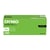 Reliëftape Dymo embossing vinyl 9mm wit op rood