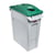 Afvalbak voor kringloopmateriaal SLIM JIM® inhoud 60 l, blikinworp, rond grijs