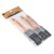 Copenhagen Pro Kwastenset KREX Platte kwast, maat 1-1,5-2, Synthetisch haar, FSC houten steel