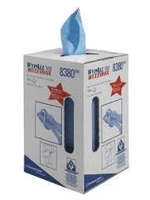 Kimberly Clark Wypall X60 poetsdoek, 1-laags, kleur blauw. Verpakt per 150stuks