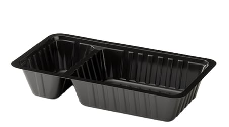 A23 Bakje (A7 + sausvak) Zwart 170x95x33mm t.b.v. patat (ds/1000 stuks)