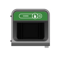 Configure Recyclingstation Glas FR 87 ltr, Rubbermaid