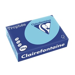 Papier CF A4 210g helblauw/pk250v