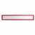 Magnetische infohoes voor titels, A3 liggend / A2 staand, 435x60 mm frame rood, VE = 10 stuks