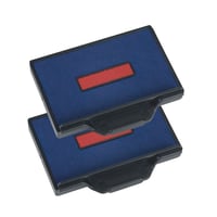 Stempelkussen Trodat 6/56/2 2 stuks blauw rood
