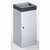 Afvalbakken voor kringloopmateriaal met tuimeldeksel apart, inhoud 70 l dekselkleur grijs / blank aluminiumkleurig