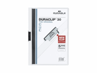 KLEMMAP DURABLE 2200 A4 PL/TR 3MM WIT artikel afbeelding