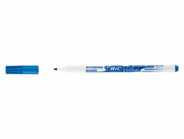 Viltstift Bic Velleda 1721 whiteboard rond fijn blauw