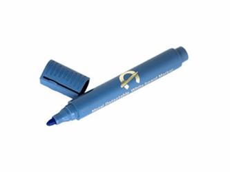 Detectamet Whiteboardmarker, Detecteerbaar, Ronde Punt, Blauw (pak 10 stuks) artikel afbeelding