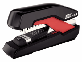 Nietmachine Rapid SO30c halfstrip 30vel 24/6 zwart/rood