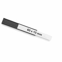 magnetoflex® U-vormig profiel, VE = 30 stuks, h x b = 10x60 mm, zwart