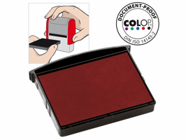 Inktkussen Colop E/2300/2360 rood/pak 5