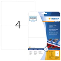 Etiket Herma 4697 105x148mm A4 weerbestendig wit