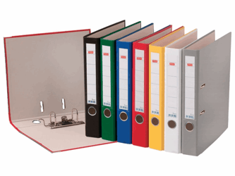 Staples Kunststof ordner Rugbreedte 50 mm, groen artikel afbeelding